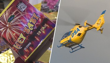 Pyrotechnika chlapci explodovala v ruce. Letěl pro něj vrtulník