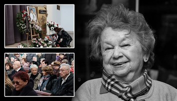 Lidé se loučili s Aťkou. Přišel Zíma i Zawadská, Gott poslal věnec