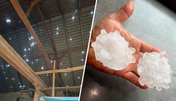 Takový extrém meteorologové nečekali. Na jihu Čech udeřily supercely, kroupy měly až 10 cm
