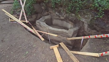 V Jihlavě našli vzácnou historickou kašnu. Může být stará stovky let