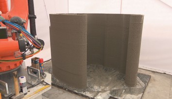 Průlom ve stavebnictví? Betonovou část domu vytvořila 3D tiskárna
