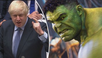 Johnson přirovnal Británii k Hulkovi. Od europoslanců sklidil posměch