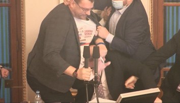 Rvačka ve Sněmovně! Poslanci se poprali za řečnickým pultíkem