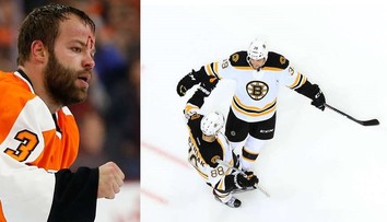 Češi byli vidět: Gudas rozdával rány, Pastrňák i Hudler radost