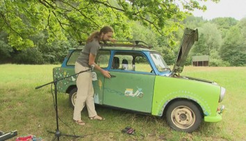 Trabant jako hudební nástroj. Poslechněte si, jak se hraje na legendární "bakeliťák"