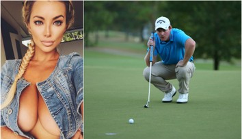 Další rande přes Twitter? Vnadnou sexy blondýnku pozval golfista!