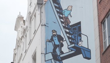 Brusel je hlavním městem komiksů. Fasády domů opravuje fascinujícím způsobem