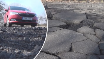 Silnice jako ementál! Zařadit dvojku si troufnou jen místní kaskadéři