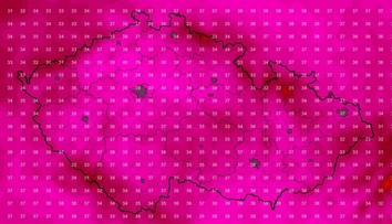 Meteorologická mapa Česka se zbarvila do fialova. Pátek bude kritický