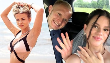 Reklama na štěstí: Těhotná bombshell z Love Islandu dojímá svatebními fotkami