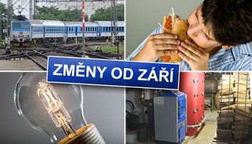 ZMĚNY OD ZÁŘÍ: Levnější jízdné, novinky u maturit i konec žárovek