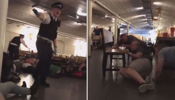 "Všichni na zem! Lehnout!" Muž natočil chaos v hospodě po útoku