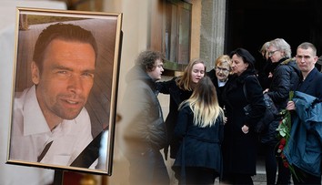 Rodina se loučila s Hlavatým. Na pohřeb dorazil i Střihavka