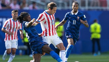 Francie–⁠⁠⁠⁠⁠⁠Paraguay ON-LINE: Francie marně dobývá obranu Paraguaye