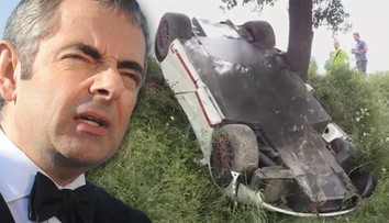 Hororová nehoda: Kamarád se rozstřelil o strom, zachránil ho MR.BEAN! VIDEO