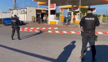 Střelba na slovenské čerpací stanici. Policie hledá maskovaného muže