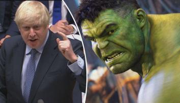 Johnson přirovnal Británii k Hulkovi. Od europoslanců sklidil posměch