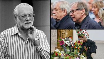 Lidé se loučili s bavičem Mladým, Náhlovský se na pohřbu rozplakal