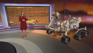 Robot mířící na Mars ve studiu TV Nova. Pusťte si unikátní VIDEO!