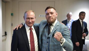 McGregor obdaroval Putina svou whisky, ten si s ním však neťukl