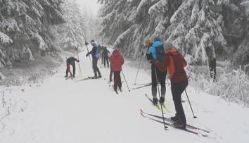 České hory přály běžkařům. Lidé byli z podmínek nadšení