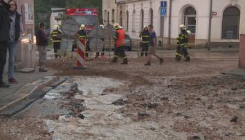 Prudká bouře ochromila Liberec! Padaly kroupy, z ulic byly řeky