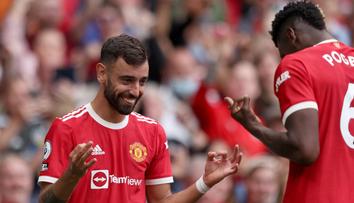 Manchester United předvedl demolici, Fernandes vstřelil Leedsu hattrick