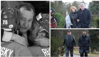 Hokejové legendy slzely: Pan trenér se vydal na poslední cestu