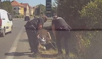 Seniorku po cestě domů skolilo vedro. Tepličtí strážníci ji našli u silnice