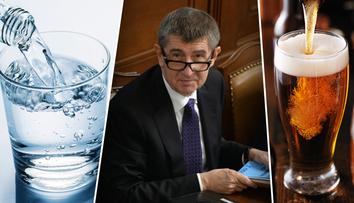 Babiš naděluje: Po pivu chce nižší DPH i na vodu a nealko nápoje