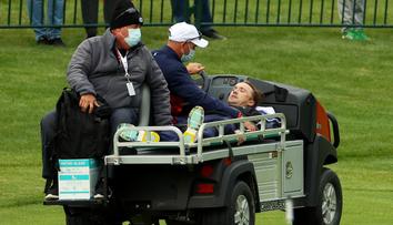 Hvězdný herec z Harryho Pottera zkolaboval při golfu. Skončil v nemocnici