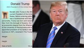 Wikipedie místo Trumpa ukazovala penis. Oprava trvala celý den