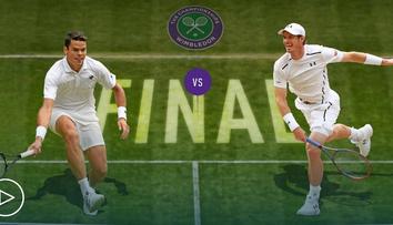 Wimbledon sleduje poslední bitvu: Murray ničí Raoniče