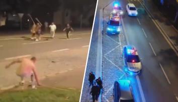 Gangy si vyřizovaly účty uprostřed města. Ve Žďáru se popraly desítky lidí