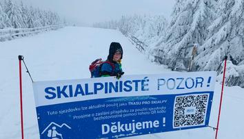 Sjezdovka za dobrovolný příspěvek. Ve Špindlu otevřeli svah pro skialpinisty