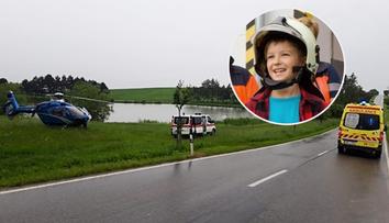 Po nehodě šel zraněný bosý hoch pro pomoc! Má obdiv hasičů i záchranářů
