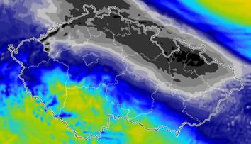 Meteorologové nemají dobrou zprávu. Velká část Česka na mapě zčernala