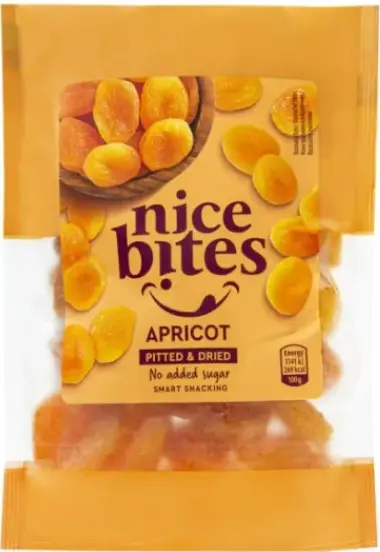 NICE BITES APRICOT 200 G