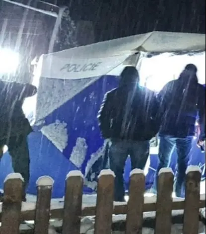 Policie na místě činu