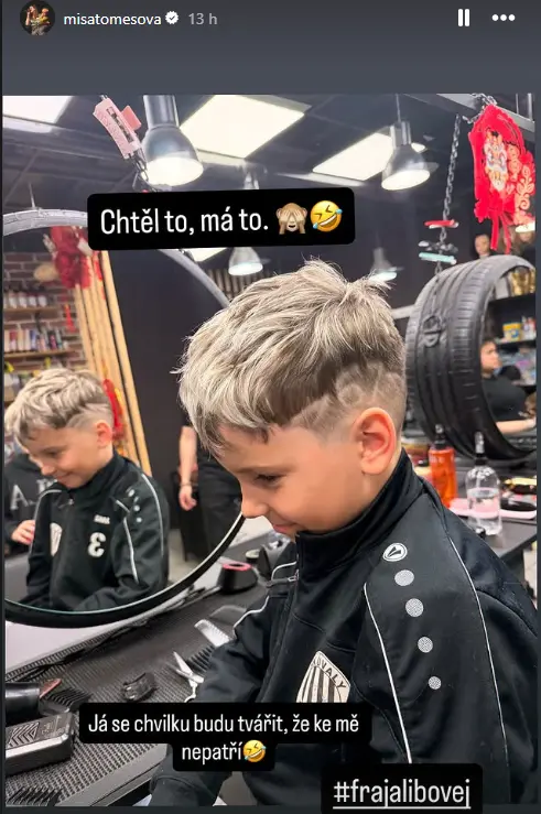 Syn Míši Tomešové