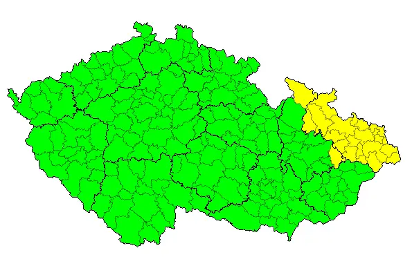 Výstraha před silným větrem (1. 4. 2024)