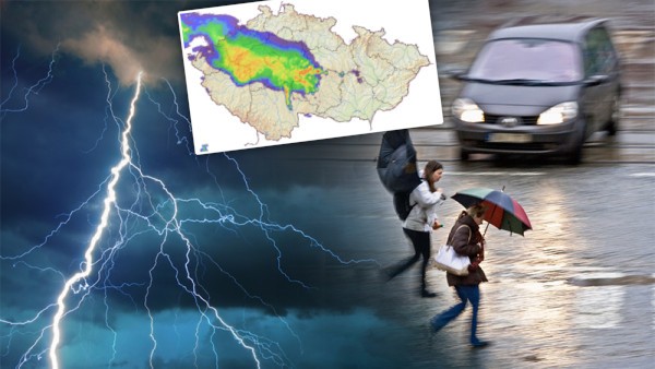 Silné bouřky už zasáhly části Česka! ČHMÚ varuje před nebezpečím