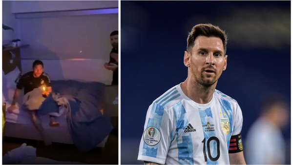 Messi se nestačil divit. Spoluhráči mu připravili narozeninové překvapení