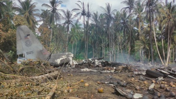 A plane crashed in the Philippines.  There were 96 people on board, dozens dead