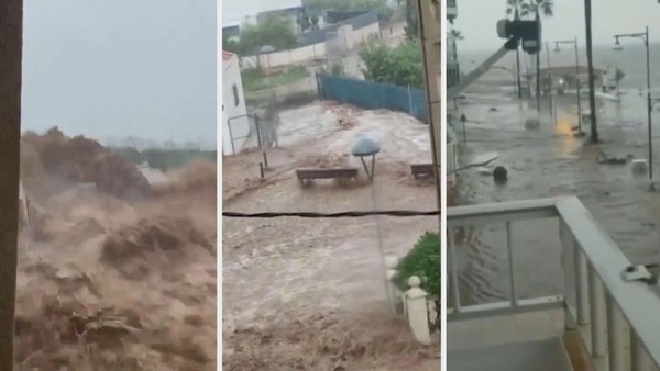 VIDEO: Španělsko zasáhly bleskové povodně. Voda brala vše