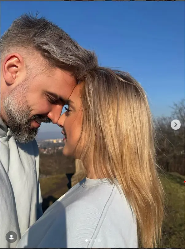 Josef Kůrka s partnerkou