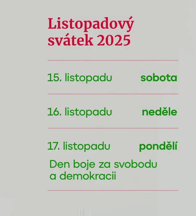 Statistika - listopad 2025