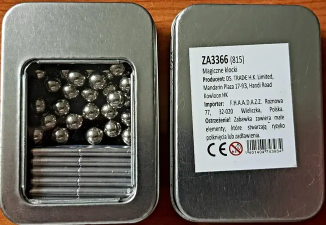 Magnetické tyče a kuličky