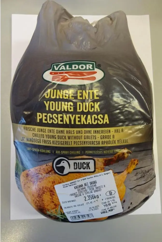 Balení závadného masa