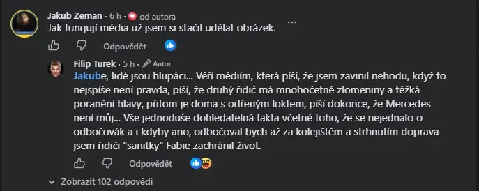 Filip Turek na facebooku
